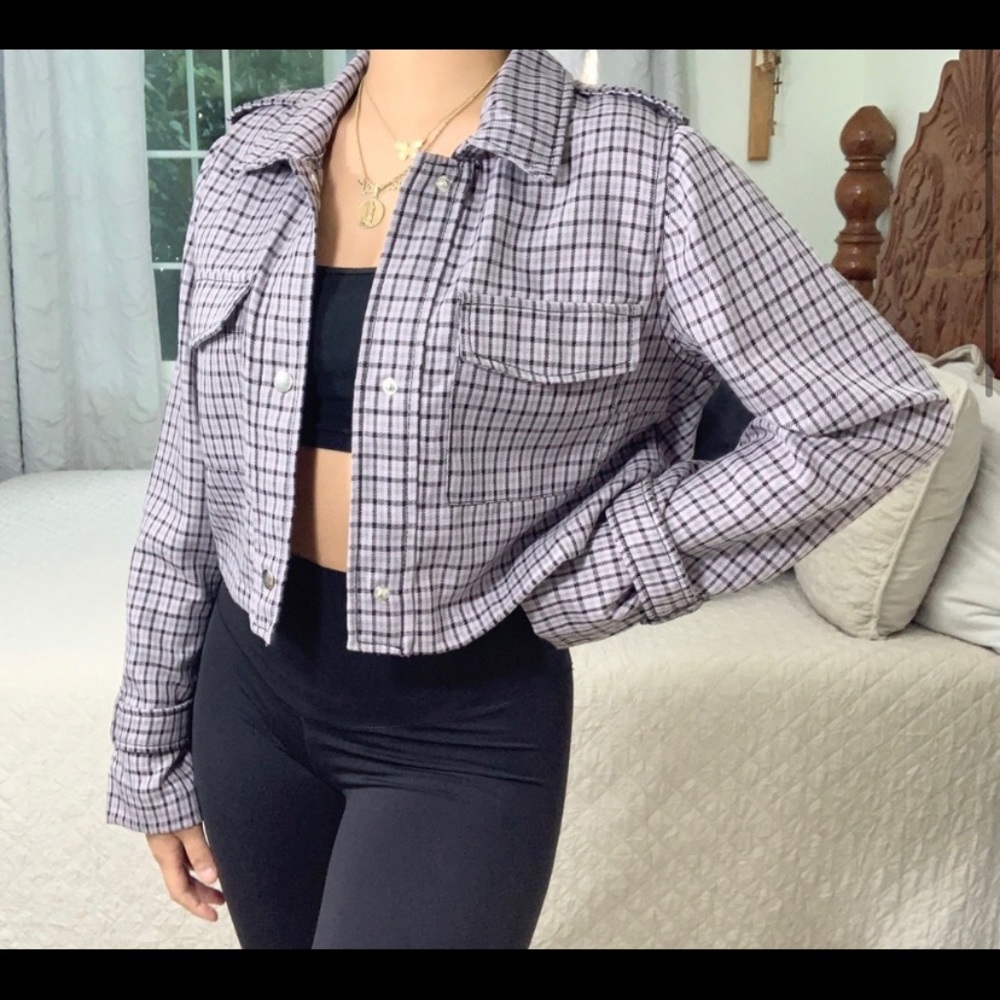 Plaid Pink Jacket